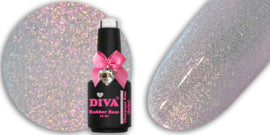 Diva Rubber Basecoat Champagne Rosé Crystal 15 ml - Beauty by Wenn