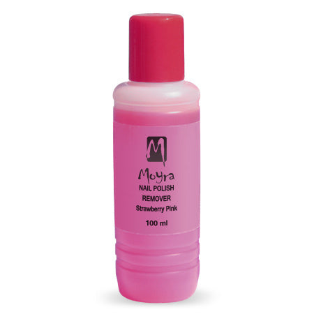 Moyra Aceton Free Polish Remover Strawberry 100ml - Beauty by Wenn
