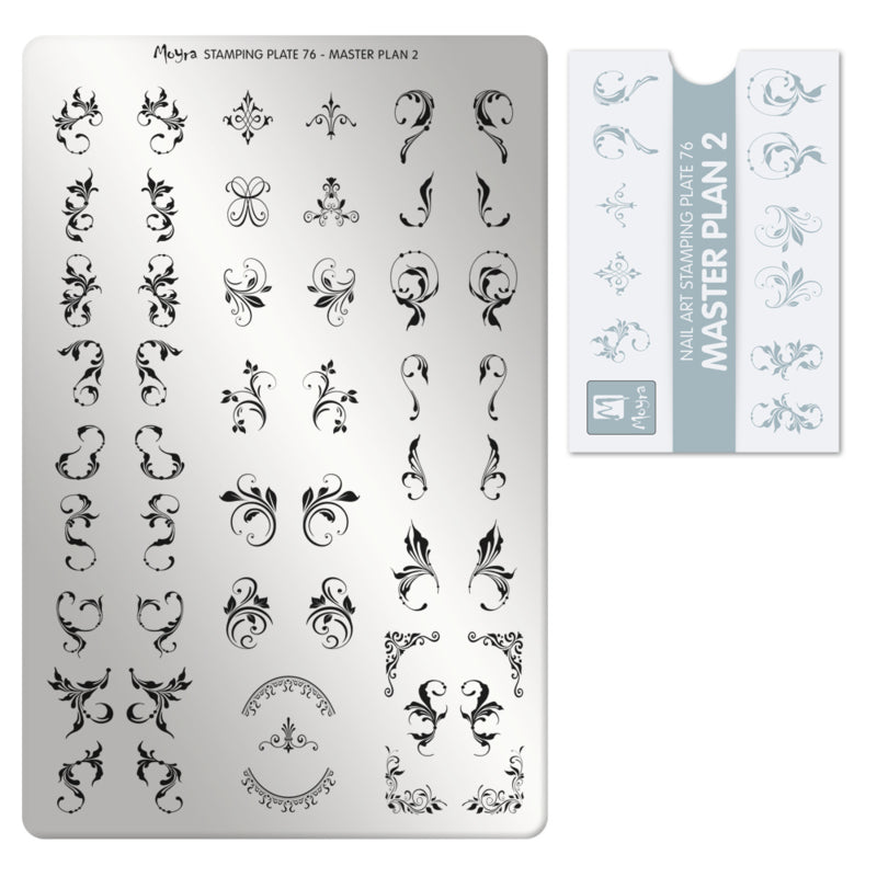 Moyra Stamping Plaat 76 Masterplan 2 - Beauty by Wenn