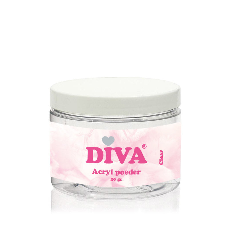 Diva Acryl Poeder Clear 20 gram - Beauty by Wenn