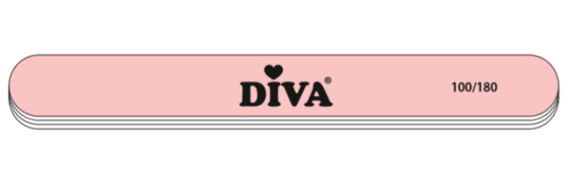 Diva Vijl Roze 100/180 - Beauty by Wenn