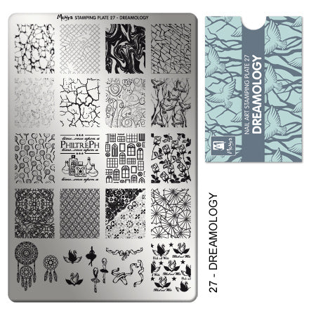 Moyra Stamping Plaat 27 Dreamology - Beauty by Wenn