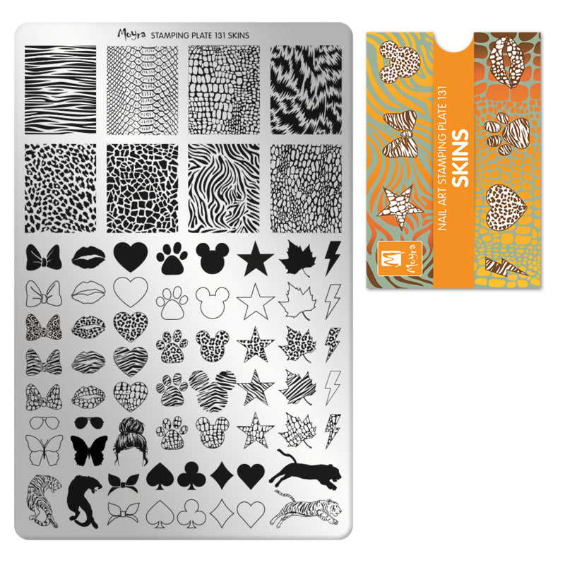 Moyra Stamping Plate 131 Skins met gratis Tryon Sheet - Beauty by Wenn