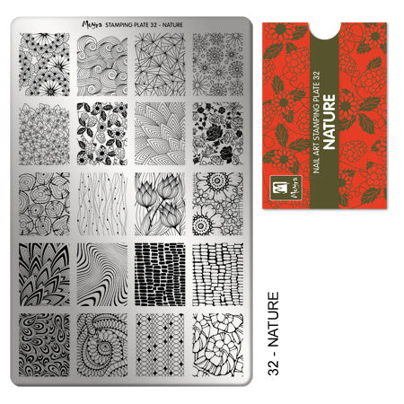 Moyra Stamping Plaat 32 Nature - Beauty by Wenn