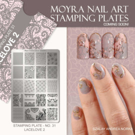 Moyra Stamping Plaat 02 Fabric Texture - Beauty by Wenn
