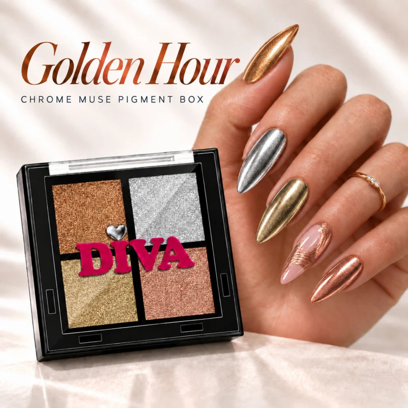 DIVA Golden Hour Pigment Box No. 2 - 4 Kleuren