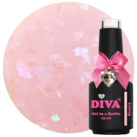 Diva Gel in a Bottle Showflakes Collection - 6x15ml - Hema Free + Gratis Fineliner