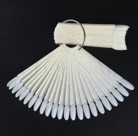 Color Pops Ovaal Naturel Waaier Carrousel 50 stuks - Beauty by Wenn