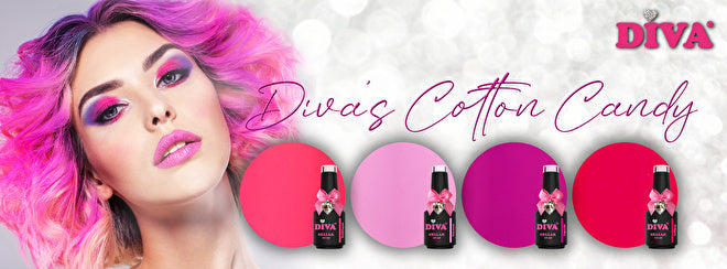 DIVA Gellak Diva's Cotton Candy Collection - Beauty by Wenn