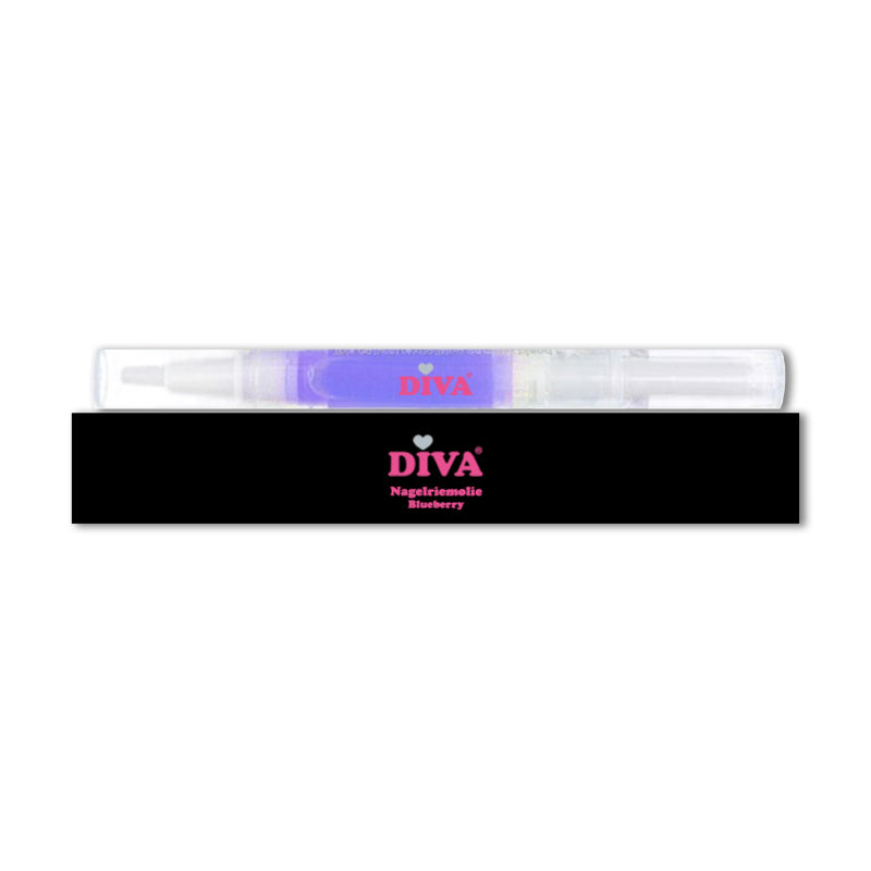 DIVA Nagelriemolie Pen Blueberry 2 ml - Beauty by Wenn