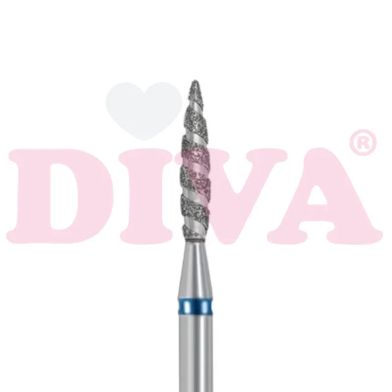 Diva Tornado Flame Diamond Bit Fine Blue - Beauty by Wenn