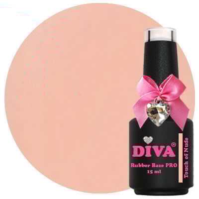DIVA Rubber Basecoat Touch of Nude 15 ml PRO