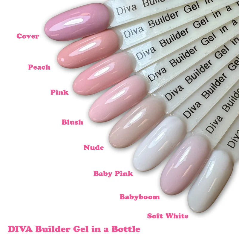 DIVA Gel in a Bottle Collection - 8x 15 ml met gratis Fineliner - Beauty by Wenn