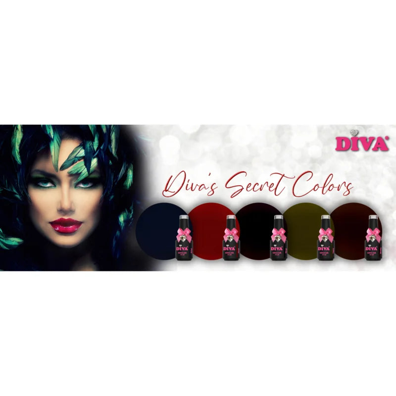 DIVA Gellak Diva's Secret Colors Collection 5x 10 ml - Beauty by Wenn