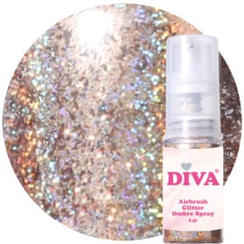 DIVA Airbrush Glitter Colorboom Spray - Set 6 stuks no 1 tot 6 - Beauty by Wenn