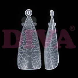 DIVA Dual Form Snake Design Salon Almond in Tipbox 120 pcs - 1+1 gratis - Beauty by Wenn