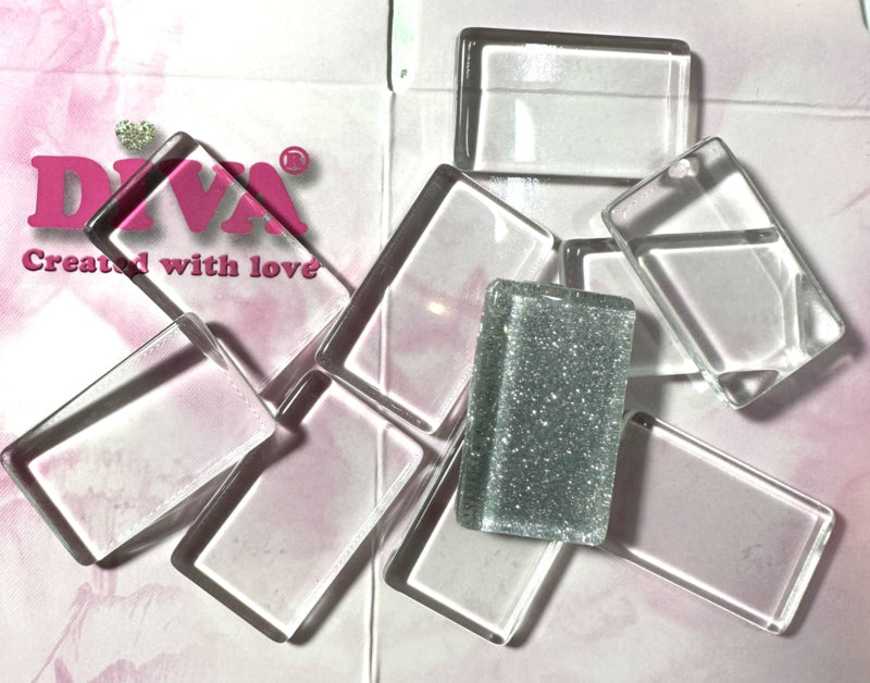 Diva Show Stones 10 pcs langwerpig - Beauty by Wenn