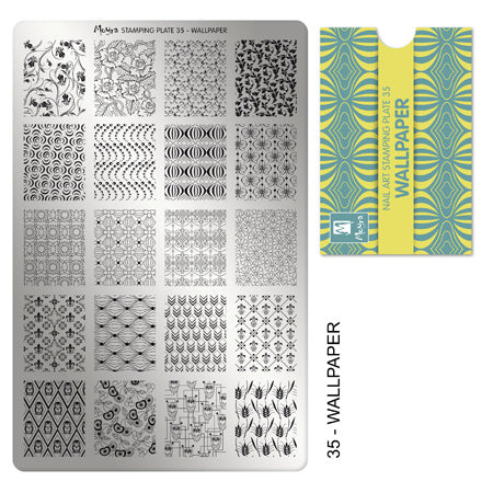 Moyra Stamping Plaat 35 Walpaper - Beauty by Wenn