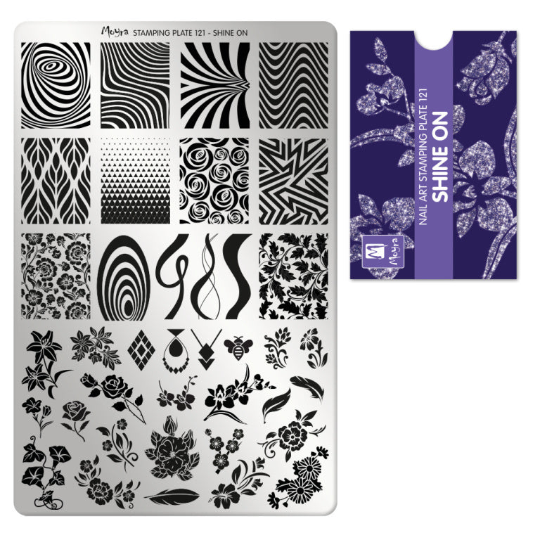 Moyra Stamping Plate 121 Shine On - Beauty by Wenn