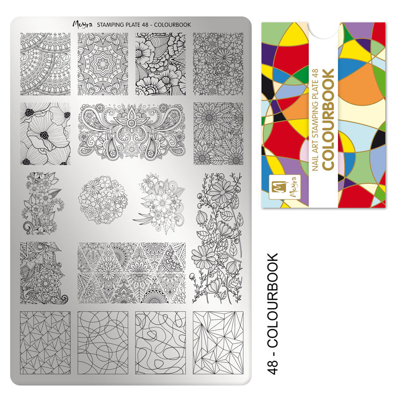 Moyra Stamping Plaat 48 Colour Book - Beauty by Wenn