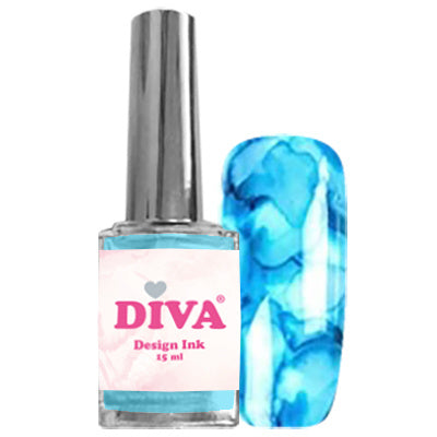 DIVA Design Ink Light Blue - Beauty by Wenn