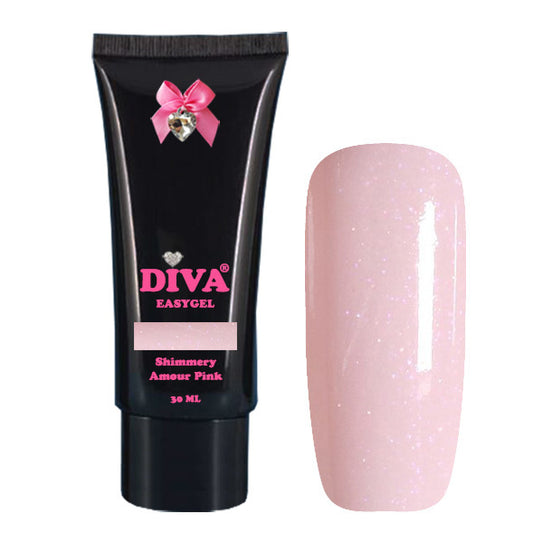 Diva Easygel Shimmery Amour Pink 30 ml - Beauty by Wenn