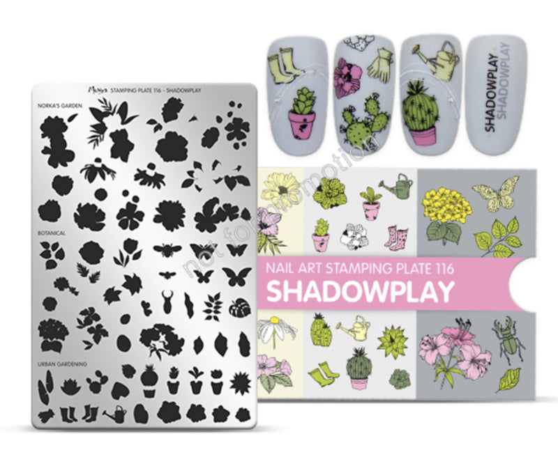 Moyra Stamping Plate 116 Shadowplay - Beauty by Wenn