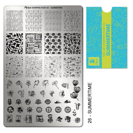 Moyra Stamping Plaat 26 Summertime - Beauty by Wenn