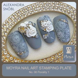 Moyra Stamping Plaat 06 Florality 1 - Beauty by Wenn