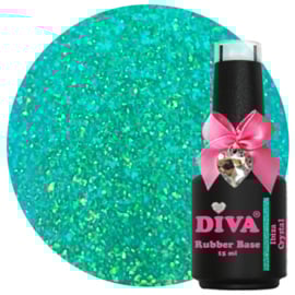 DIVA Rubber Basecoat Crystal 9x 15 ml