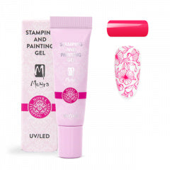 Moyra Stamping and Painting Gel No.13 Vivid Pink - Beauty by Wenn