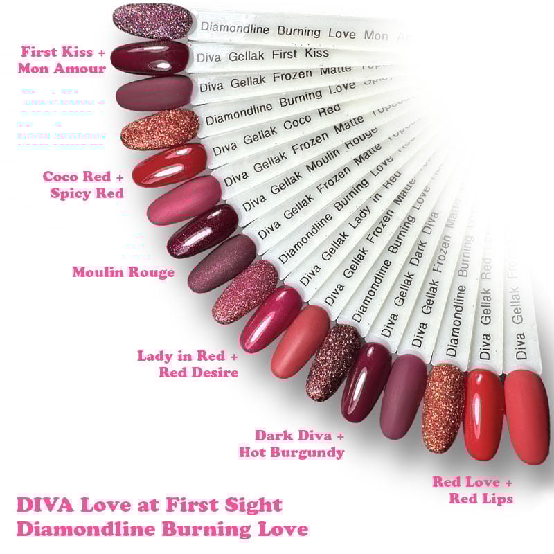 DIVA Gellak Love at First Sight Collection 6x 10 ml