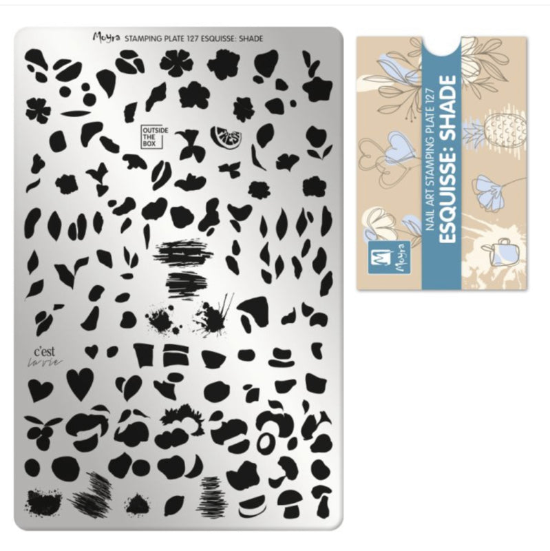 Moyra Stamping Plate 127 Esquisse: Shade - Beauty by Wenn