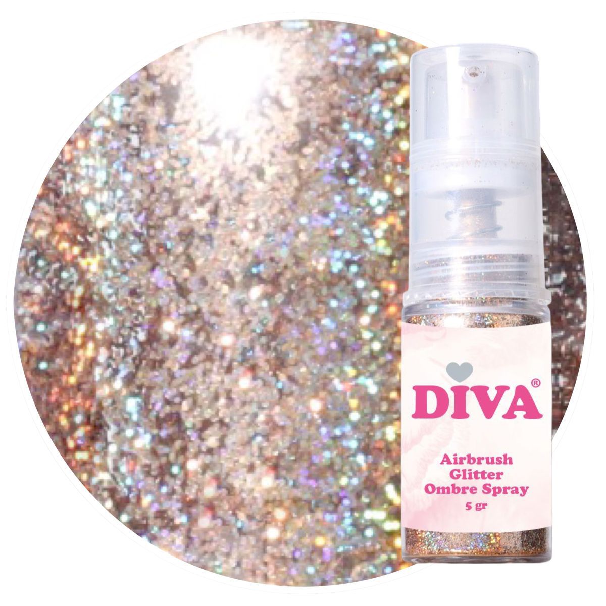 Airbrush Glitter Colorboom Spray Gold 4 - Beauty by Wenn