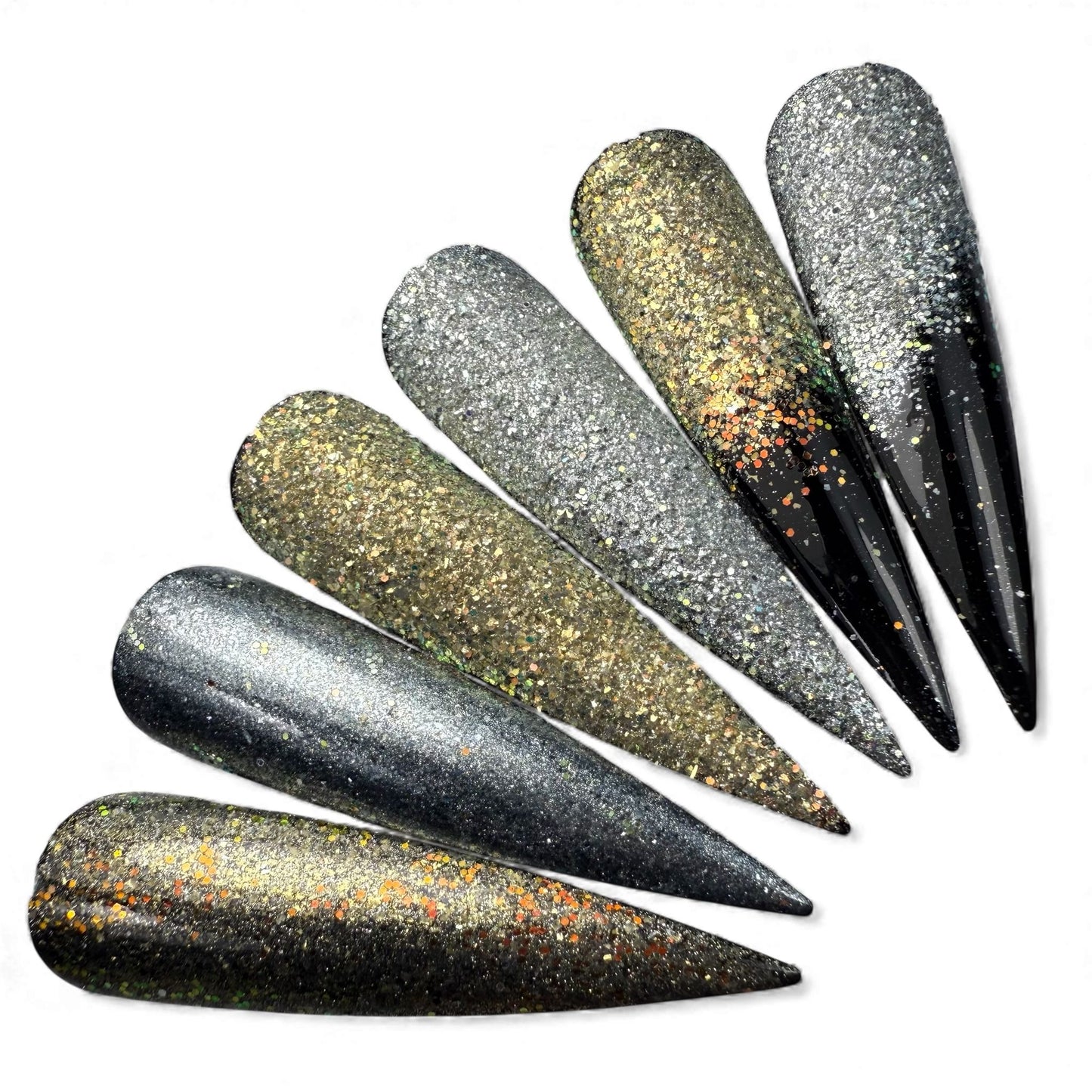 Diva Glitter Pigment Duo Set – 24K Gold & Silver