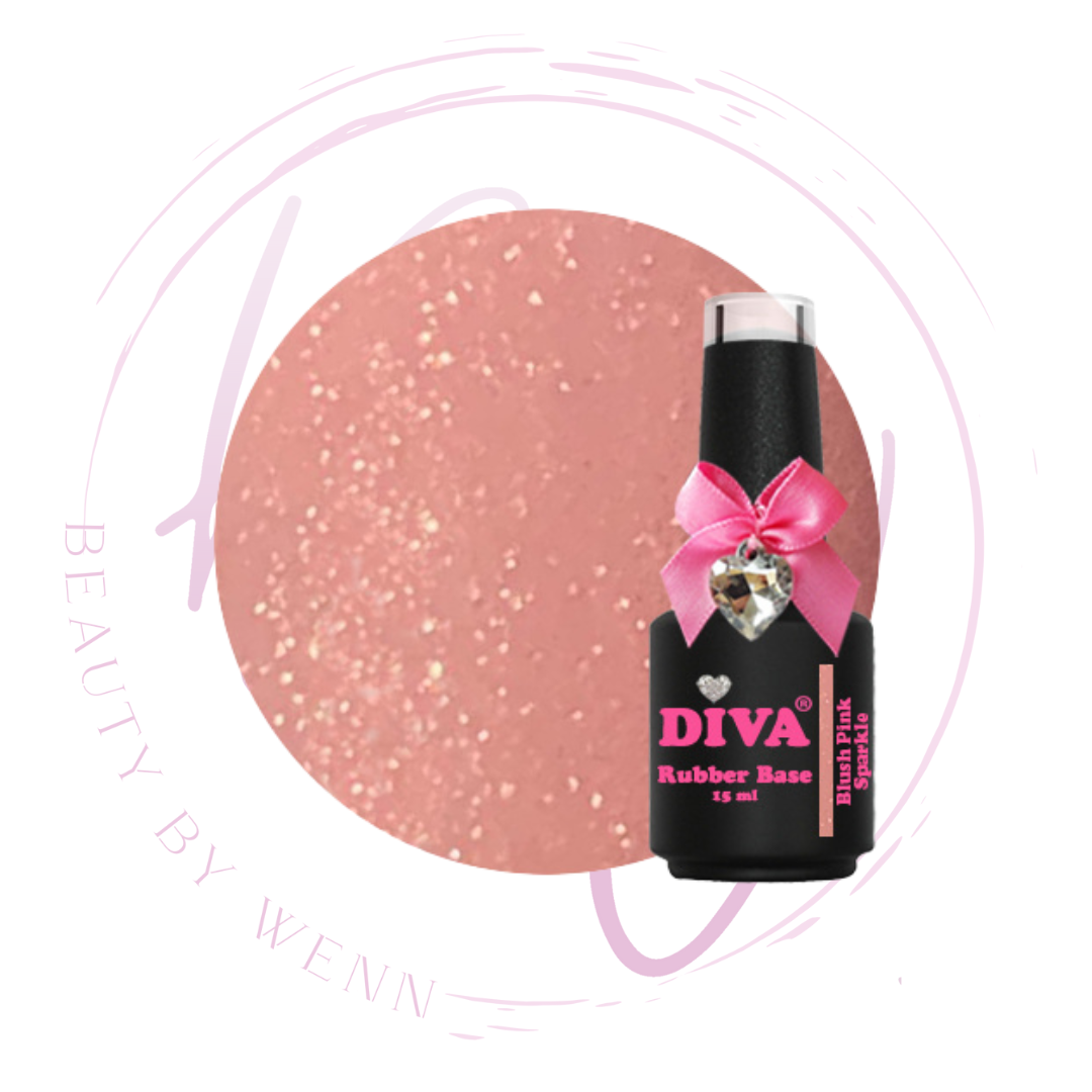 Diva Rubber Basecoat Blush Pink Luxury 15 ml - Beauty by Wenn