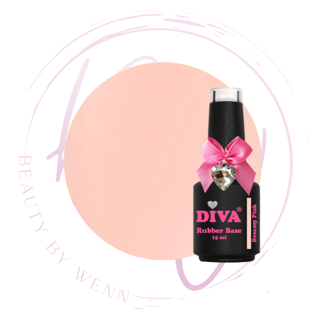 Diva Rubber Basecoat Dreamy Pink 15 ml
