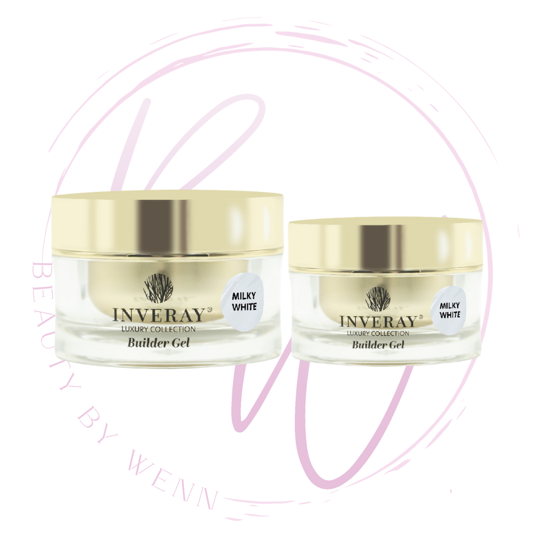 Inveray Builder Gel MILKY WHITE Luxury Collection 50ml HEMA-FREE - Beauty by Wenn