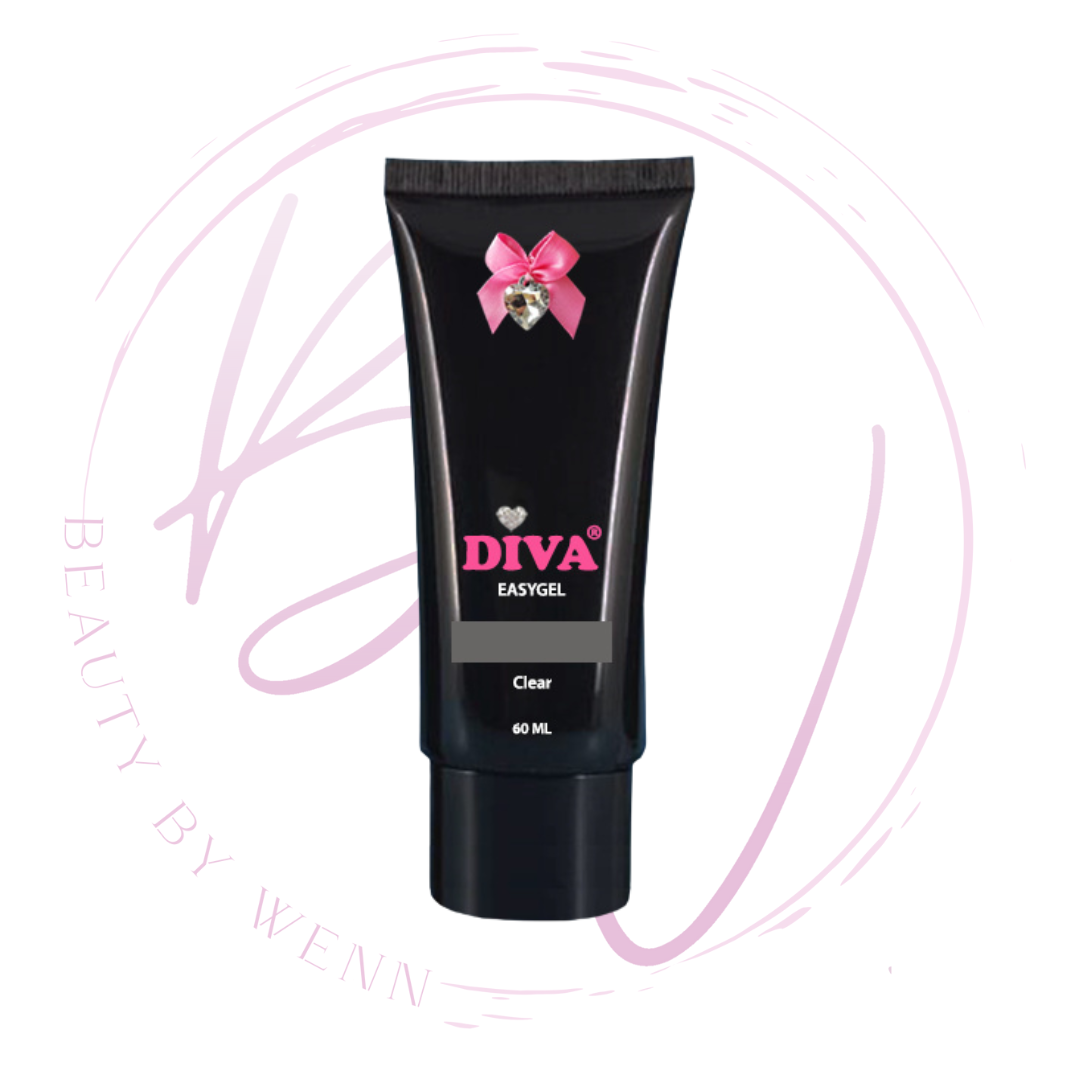 Diva Inlay Easygel Crystal Clear 60 ml - Beauty by Wenn