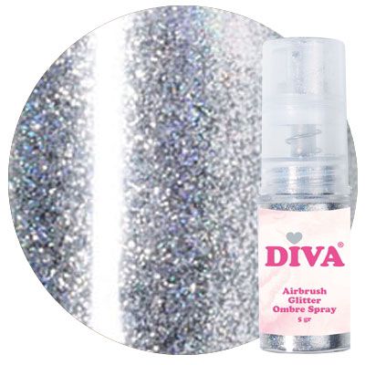 Airbrush Glitter Colorboom Spray Silver 10 - Beauty by Wenn