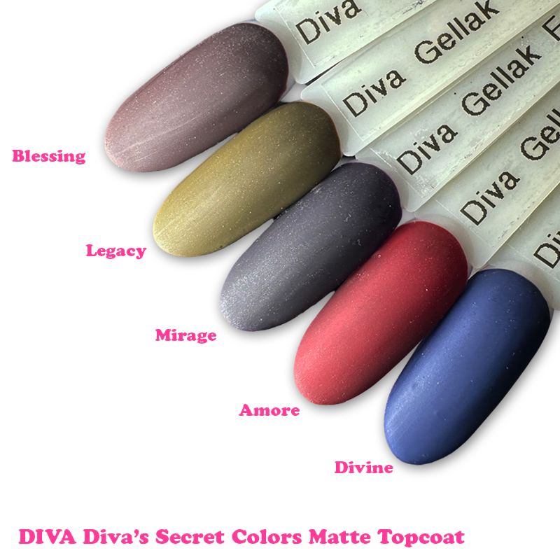 DIVA Gellak Diva's Secret Colors Collection 5x 10 ml