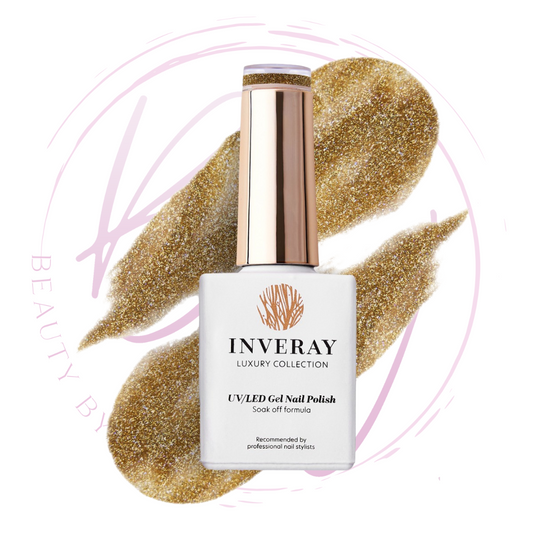 Inveray UV/LED Gel Nail Polish Luxury Collection N°264 FORTUNA'S GOLD - Beauty by Wenn