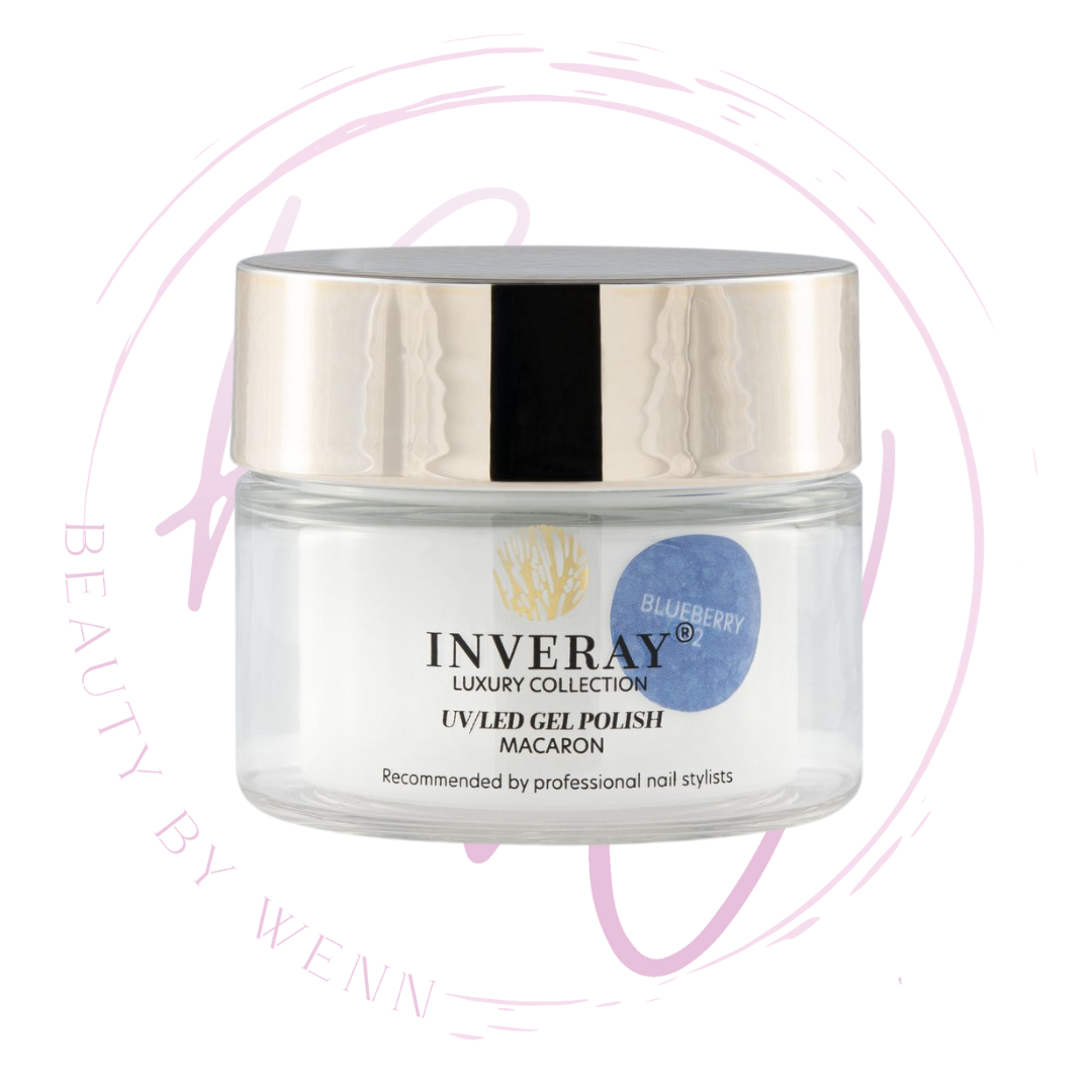 Inveray UV/LED Gel Nail Polish MACARON 002 BLUEBERRY