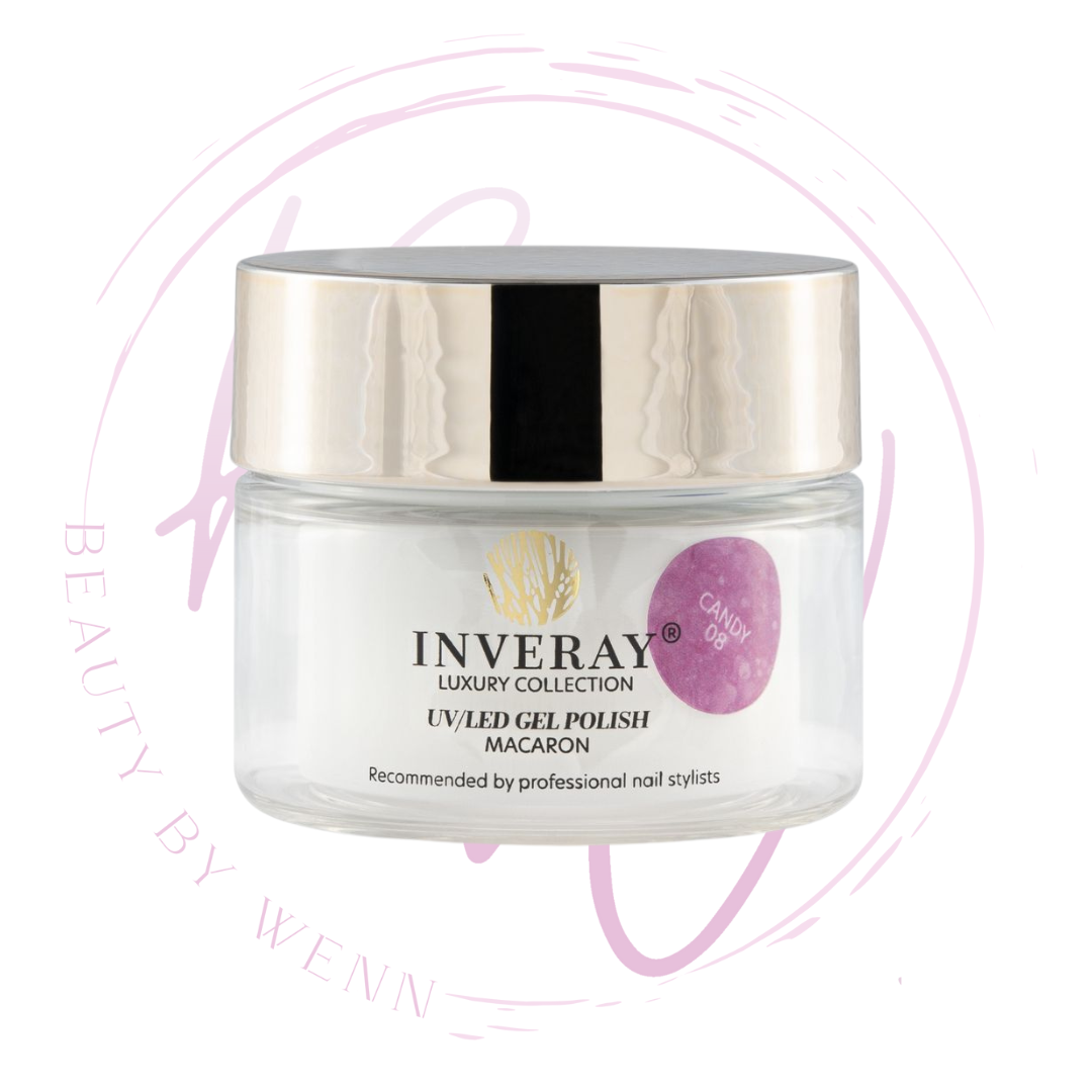 Inveray UV/LED Gel Nail Polish MACARON 008 CANDY - Beauty by Wenn
