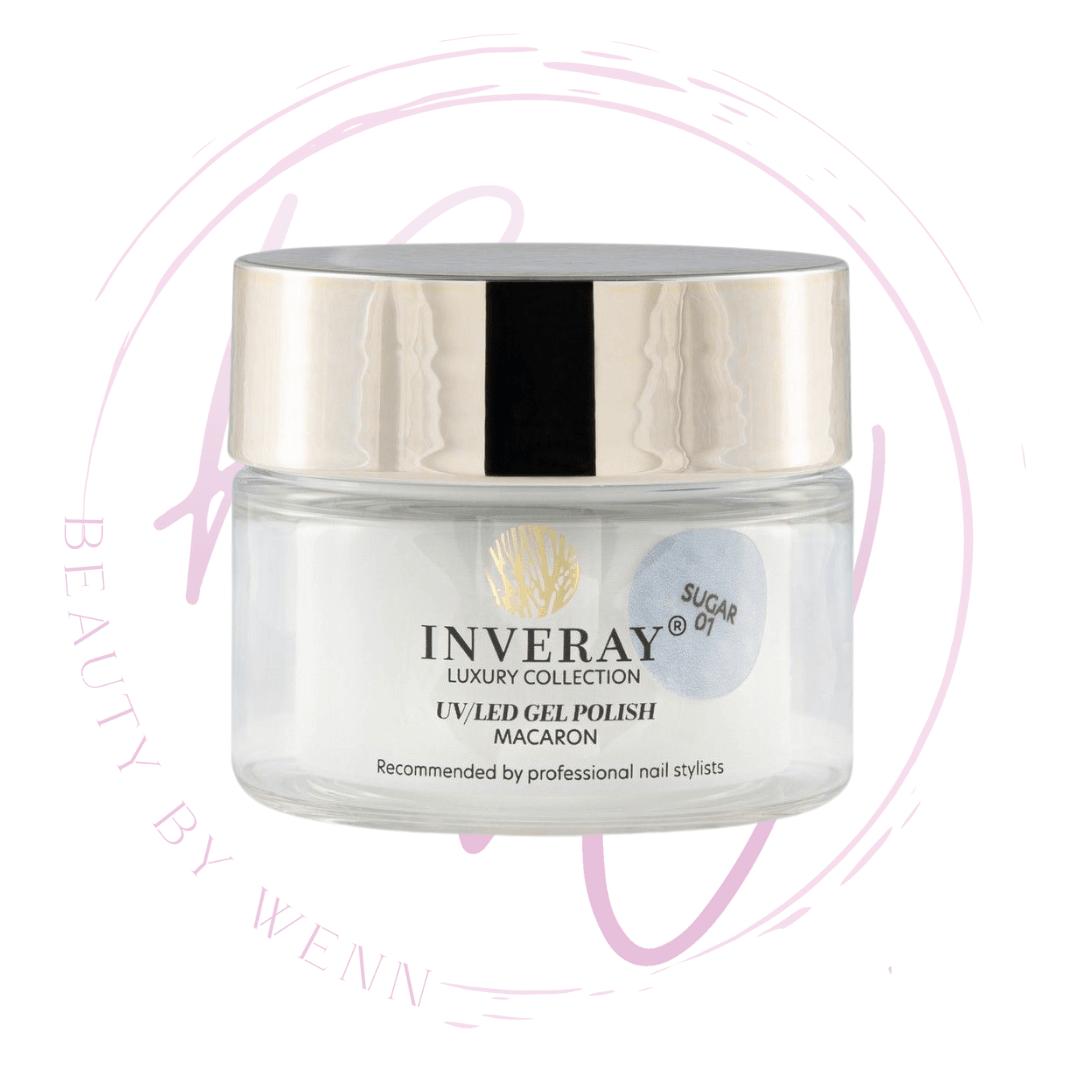 Inveray UV/LED Gel Nail Polish MACARON 001 SUGAR - Beauty by Wenn