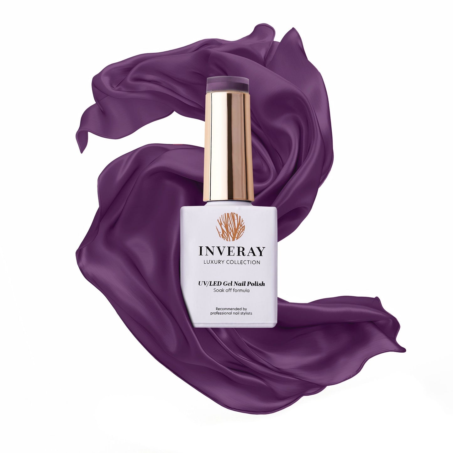 Inveray UV/LED Gel Nail Polish Luxury Collection N°180 PLUM - Beauty by Wenn