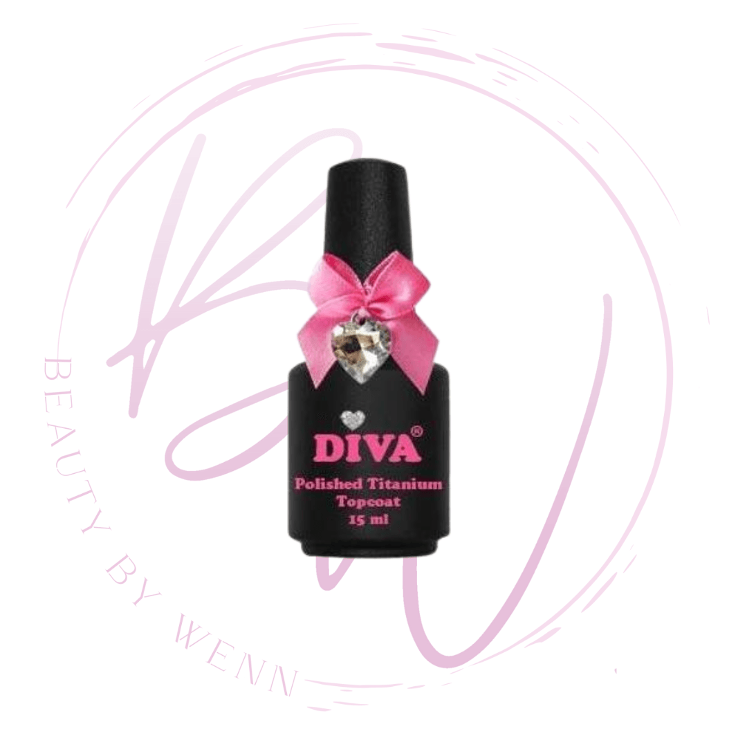 DIVA Polished Titanium Topcoat - No Wipe 15 ml - Beauty by Wenn