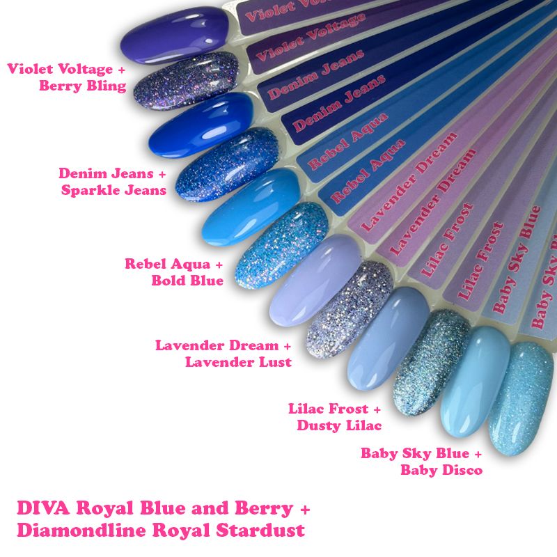 DIVA Royal Blue & Berry Denim Jeans 6 ml