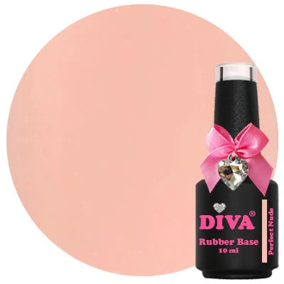 DIVA Rubber Basecoat Perfect Nude 10 ml - Beauty by Wenn