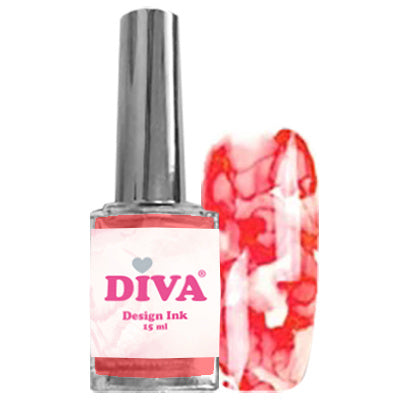 DIVA Design Ink Red - Beauty by Wenn